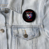 Badge Rond 5 Cm Son combat Petit Garçon Fils Conscience de l'Enfan (En situation)