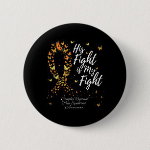 Badge Rond 5 Cm Son Combattre Crps Complexe Syndrome Régional De D