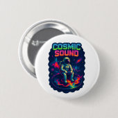 Badge Rond 5 Cm Son cosmique (Devant & derrière)