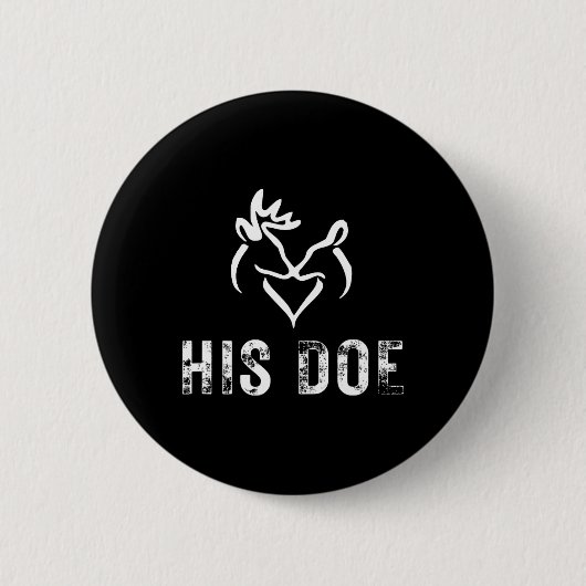 Badge Rond 5 Cm Son Doe Correspondance Couples Chasse Valentines J (Devant)