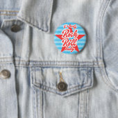 Badge Rond 5 Cm Son Seul Bébé Rock Et Roll (En situation)