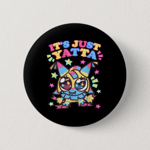 Badge Rond 5 Cm Son Yatta Toons Dandys World Girls Anniversaire C