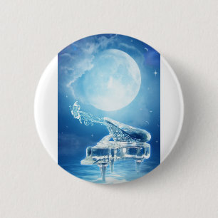 Badge Rond 5 Cm Sonate de clair de lune