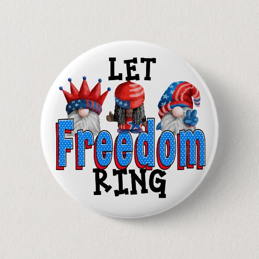 Badge Rond 5 Cm Sonnez la liberté (Devant)
