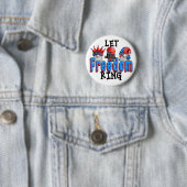 Badge Rond 5 Cm Sonnez la liberté (En situation)