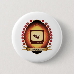 Badge Rond 5 Cm Sonogrammes Mandorla