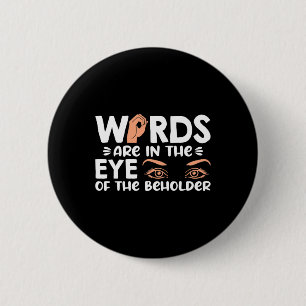 Badge Rond 5 Cm Sont Dans Votre Oeil Du Porte-Parole Américain Lan