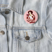 Badge Rond 5 Cm Sont souteneurs ma jeune mariée (En situation)