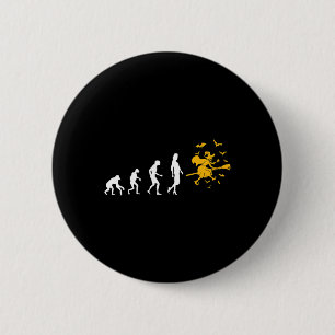 Badge Rond 5 Cm Sorcière de l'évolution