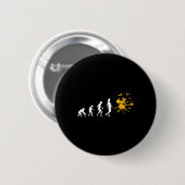 Badge Rond 5 Cm Sorcière de l'évolution (Devant & derrière)