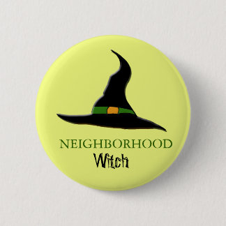 Badge Rond 5 Cm sorcière de voisinage
