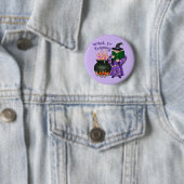 Badge Rond 5 Cm Sorcière en formation (En situation)