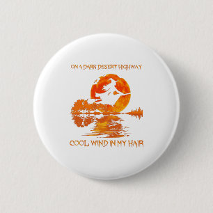 Badge Rond 5 Cm Sorcières de la route du désert foncé Hocus Pocus