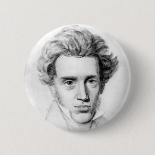 BADGE ROND 5 CM "SOREN KIERKEGAARD"