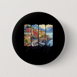 Badge Rond 5 Cm Sorrento Italie Voyager Voyager Voyager Me Rencont