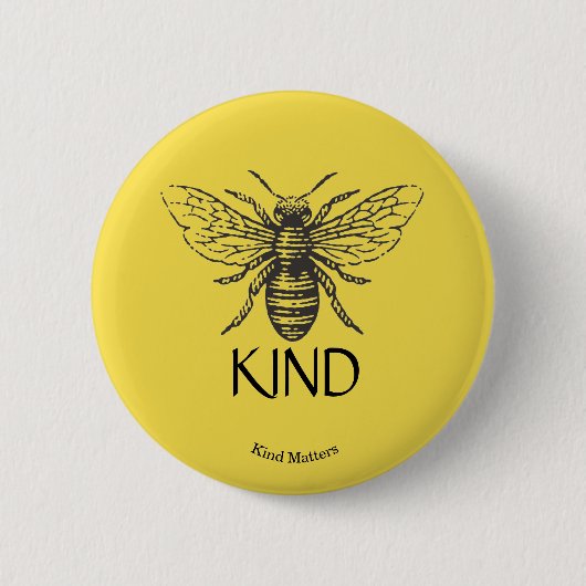 Badge Rond 5 Cm Sorte d'abeille (Devant)