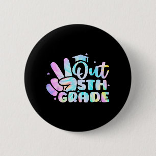 Badge Rond 5 Cm Sortie 5e grade Cl De 2023 Bon1