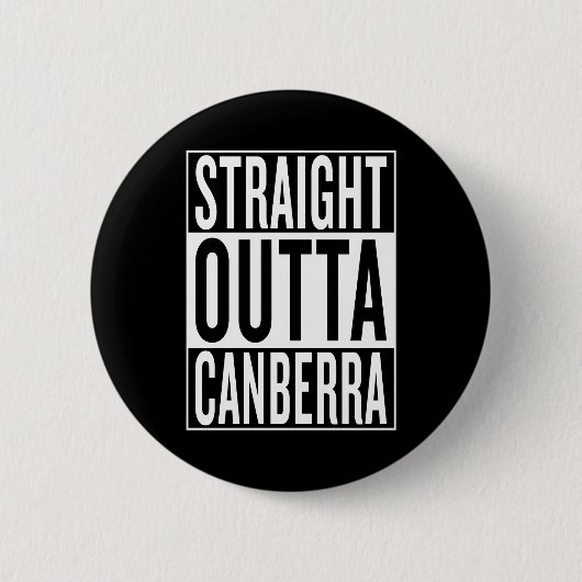 Badge Rond 5 Cm sortie directe de Canberra (Devant)
