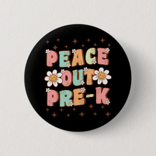 Badge Rond 5 Cm Sortie Pré-k Mignonne Dernière Journée De La Prima