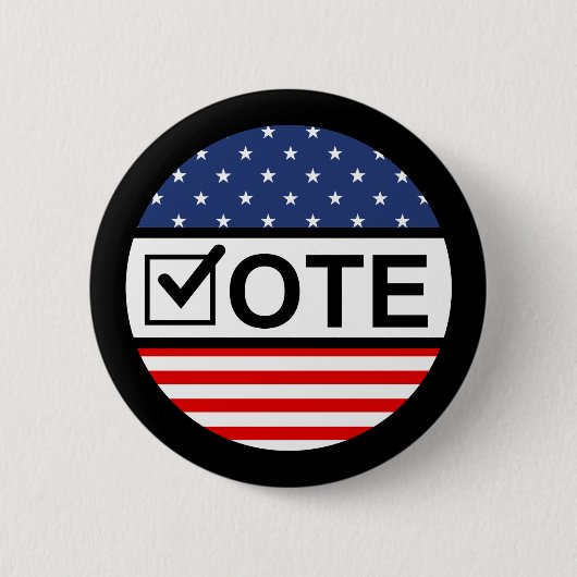 Badge Rond 5 Cm Sortir et voter (Devant)