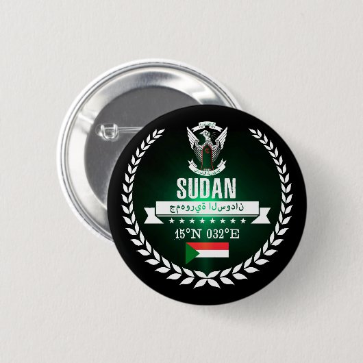 Badge Rond 5 Cm Soudan (Devant & derrière)