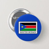 Badge Rond 5 Cm Soudan du Sud (Devant & derrière)