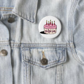Badge Rond 5 Cm soufflez-moi (le garçon d'anniversaire) (En situation)