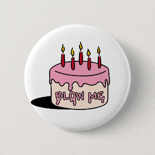 Badge Rond 5 Cm soufflez-moi (le garçon d'anniversaire)