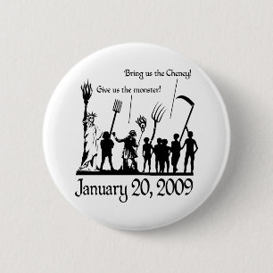 Badge Rond 5 Cm Soulèvement américain