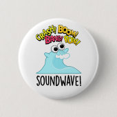 Badge Rond 5 Cm Sound Wave Funny Ocean Pun (Devant)