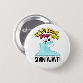 Badge Rond 5 Cm Sound Wave Funny Ocean Pun (Devant & derrière)