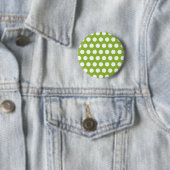Badge Rond 5 Cm Soupe aux pois avec des points (En situation)