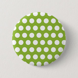 Badge Rond 5 Cm Soupe aux pois avec des points
