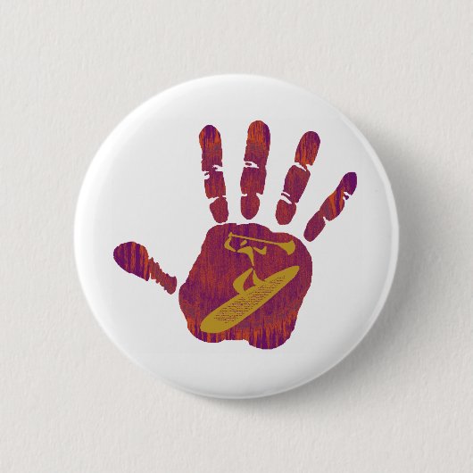 BADGE ROND 5 CM SOUPEZ LA MAIN (Devant)