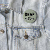 Badge Rond 5 Cm SOURD comme NAVET (En situation)