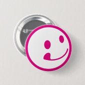 BADGE ROND 5 CM SOURIANT (Devant & derrière)