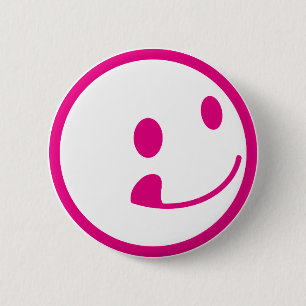 BADGE ROND 5 CM SOURIANT