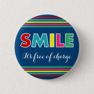 Badge Rond 5 Cm Souriez !