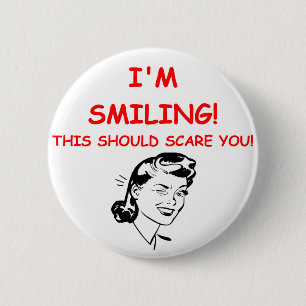 Badge Rond 5 Cm sourire