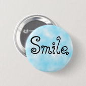 Badge Rond 5 Cm Sourire-bouton (Devant & derrière)