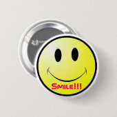 Badge Rond 5 Cm Sourire ! ! ! Bouton (Devant & derrière)