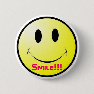 Badge Rond 5 Cm Sourire ! ! ! Bouton