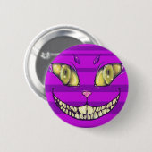 Badge Rond 5 Cm Sourire de Cheshire (Devant & derrière)