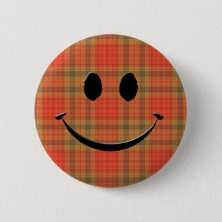 Badge Rond 5 Cm Sourire de plaid
