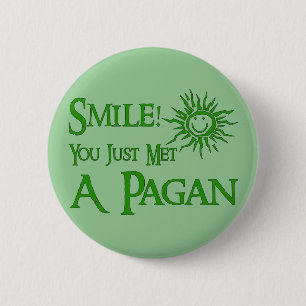 Badge Rond 5 Cm Sourire païen