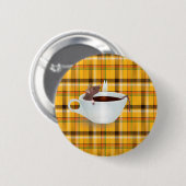 Badge Rond 5 Cm souris à café (Devant & derrière)