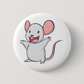 Badge Rond 5 Cm Souris mignonne (Devant)