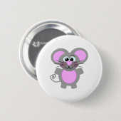Badge Rond 5 Cm souris mignonne Goofkins (Devant & derrière)