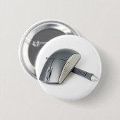 Badge Rond 5 Cm Souris sans fil et stylo numérique (Devant & derrière)