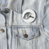 Badge Rond 5 Cm Souris sans fil et stylo numérique (En situation)